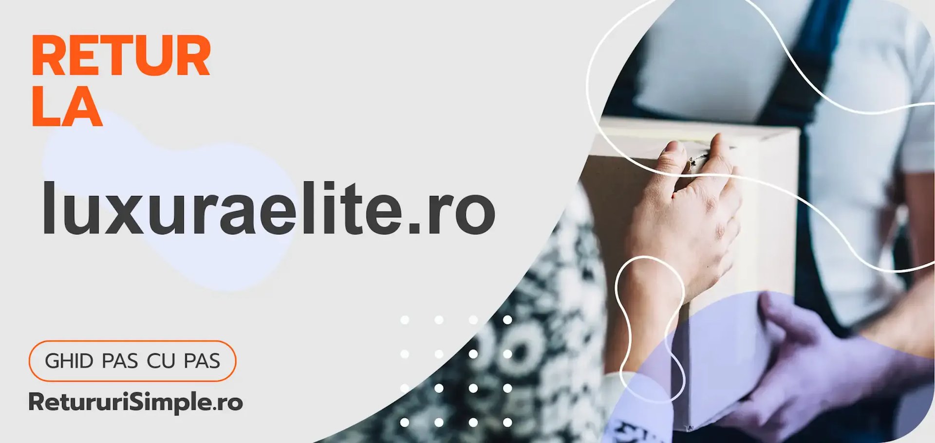 Cum să returnați un produs la magazin luxuraelite.ro