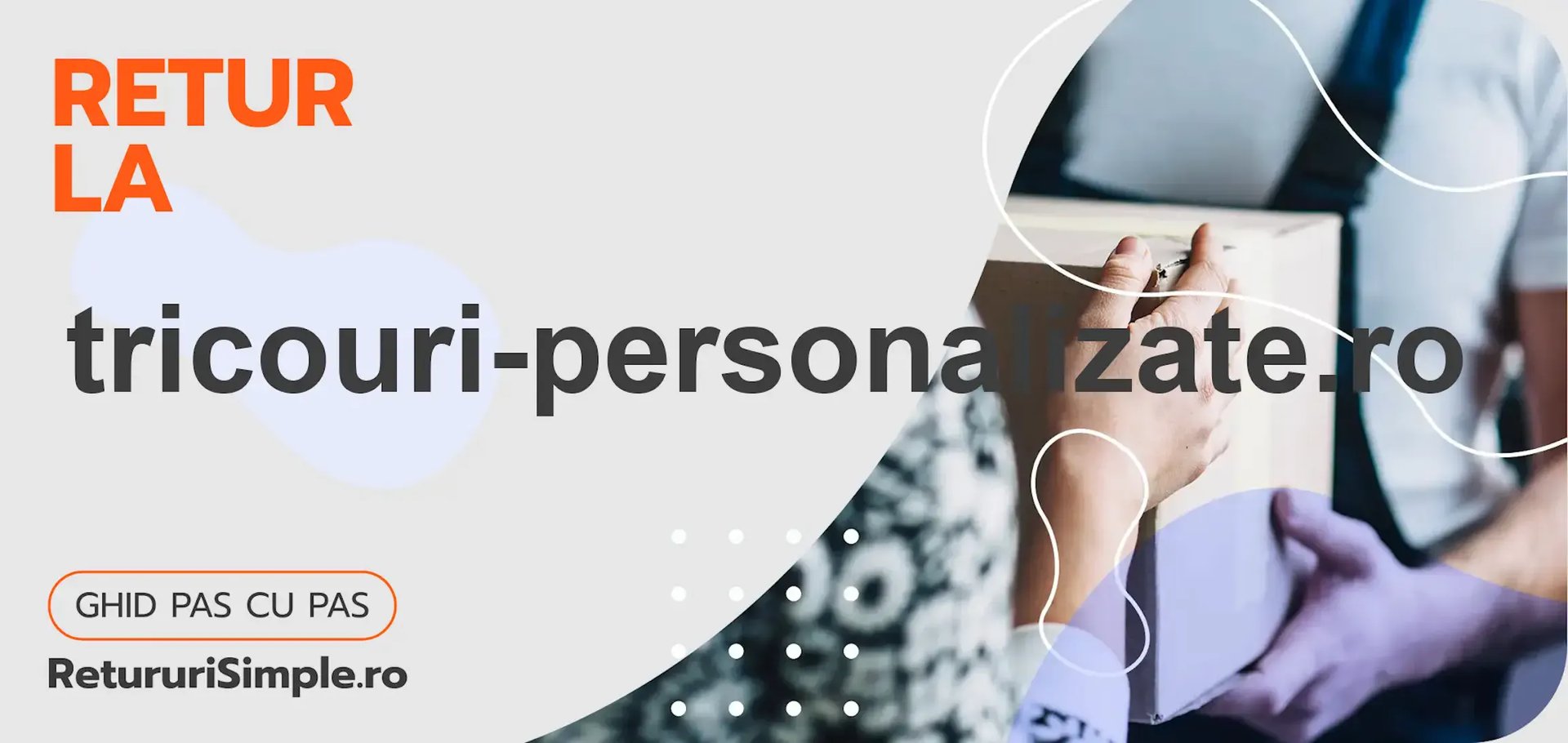 Cum să returnați un produs la magazin tricouri-personalizate.ro